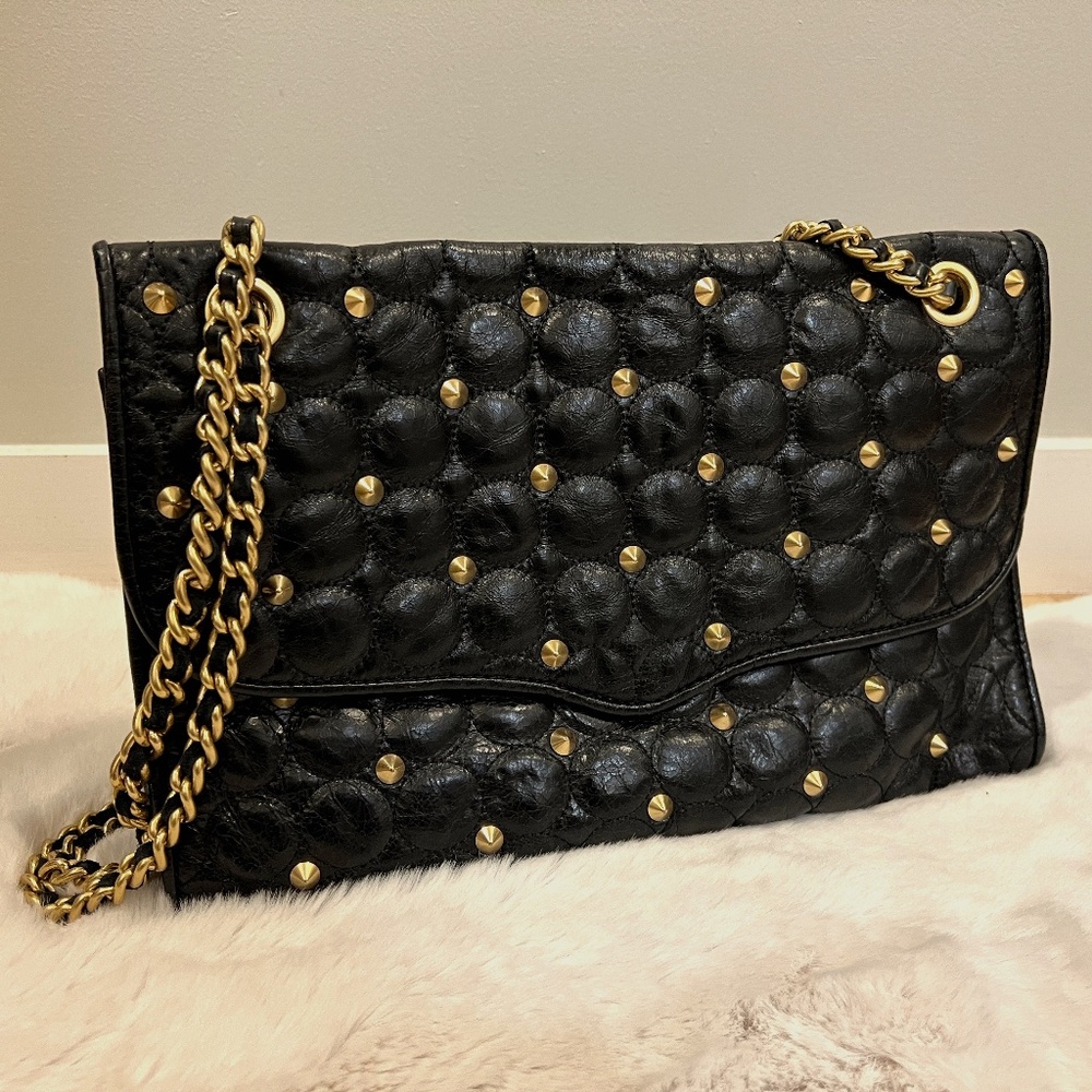 Large Studded Quilted Affair Rebecca Minkoff Purse